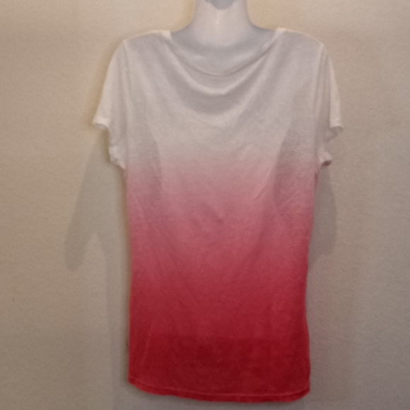 Two by Vince Camuto Linen Ombre Top - Picture 6 of 10